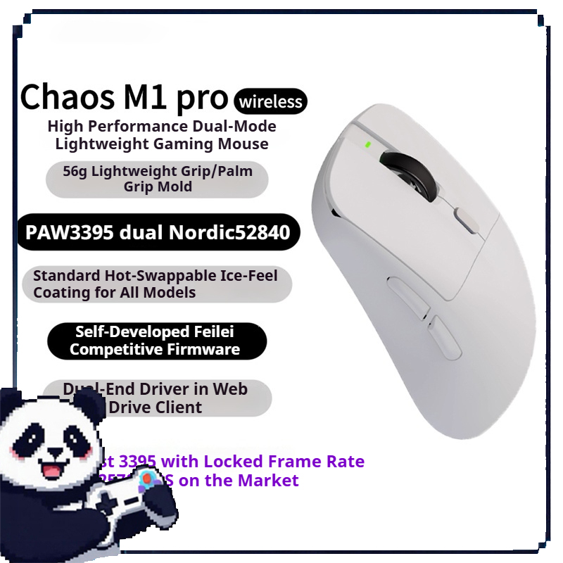 Esports Gaming Competition - Chaos M1pro draadloze gamingmuis Dual-Mode Nrf52840