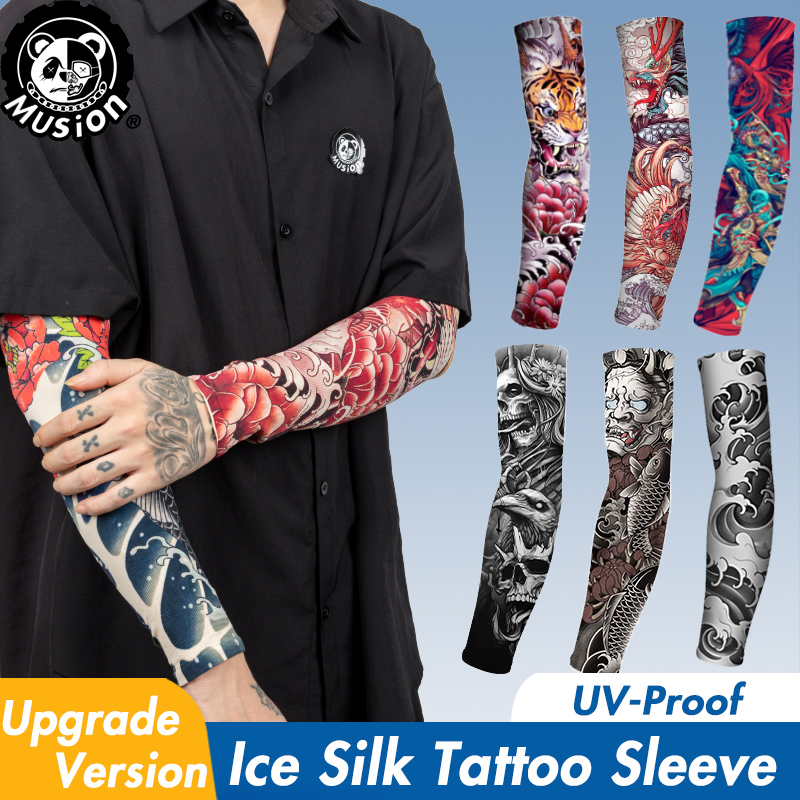 Esports Gaming Arm Sleeve - Musion Nieuwe Naadloze Tattoo Mouwen Anti
