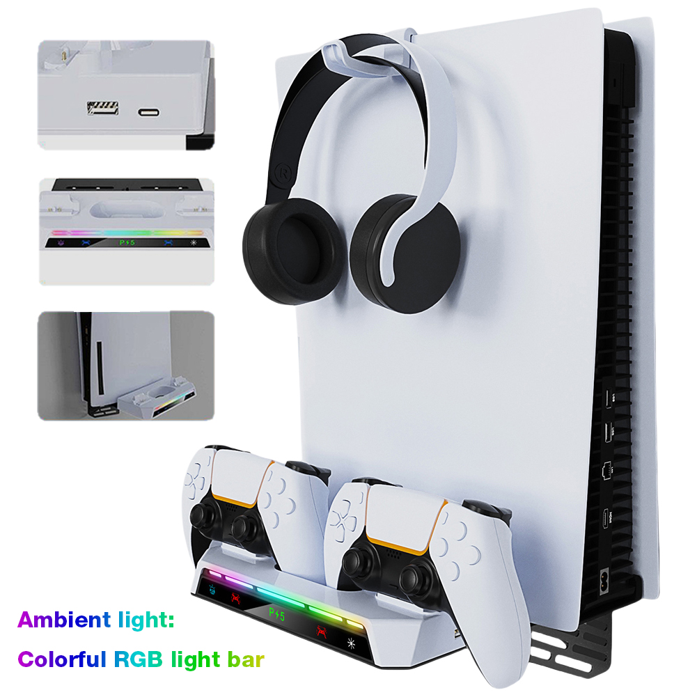 Controller Charging Stand - Wandbeugel met dubbele controller-laadstation Metalen wandhangende