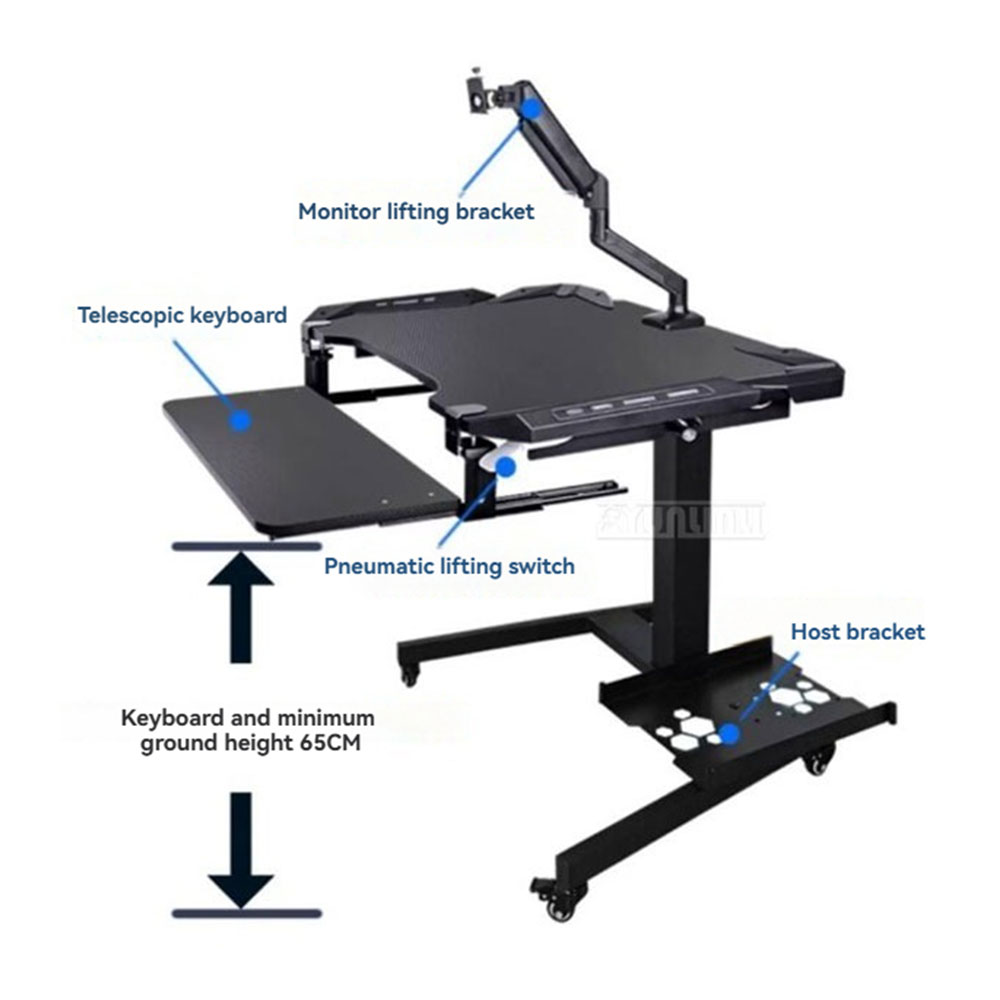 Esports Gaming School - E-sport lifttafel, gamingtafel, bureautafel, verstelbare en