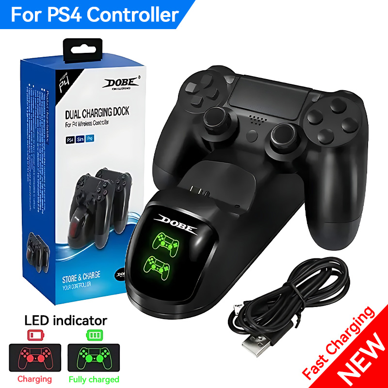 Controller Charging Stand - Nieuw PS4-laadstation Draadloze snellader voor gamecontroller
