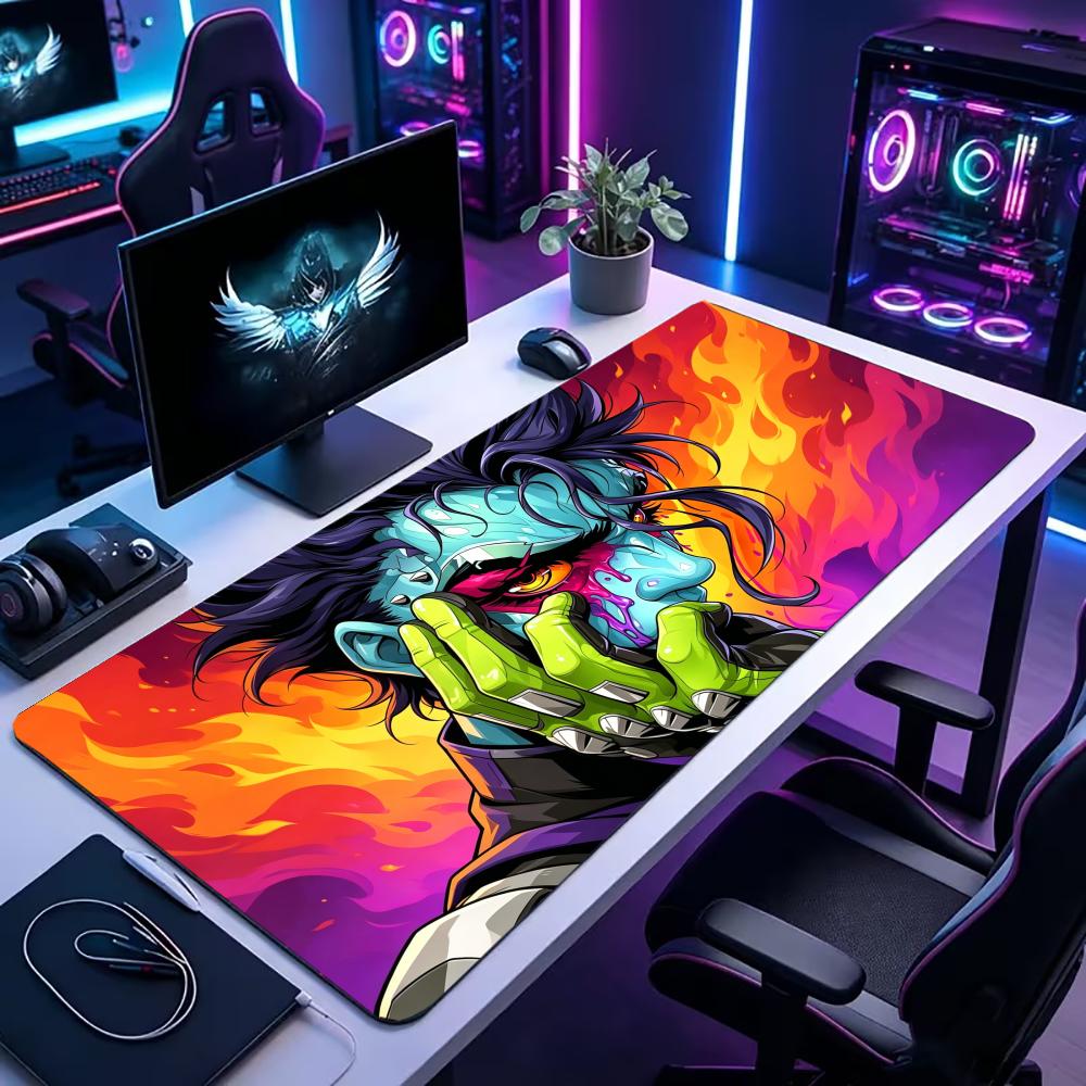 Esports Gaming Free Fire - Grote gaming-muismat Bureaumat Toetsenbordmat Anime Villain