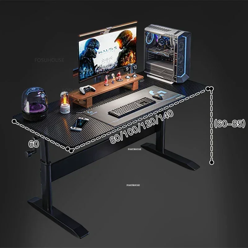 Esports Gaming School - # Verstelbaar, opklapbaar gamingbureau van carbon