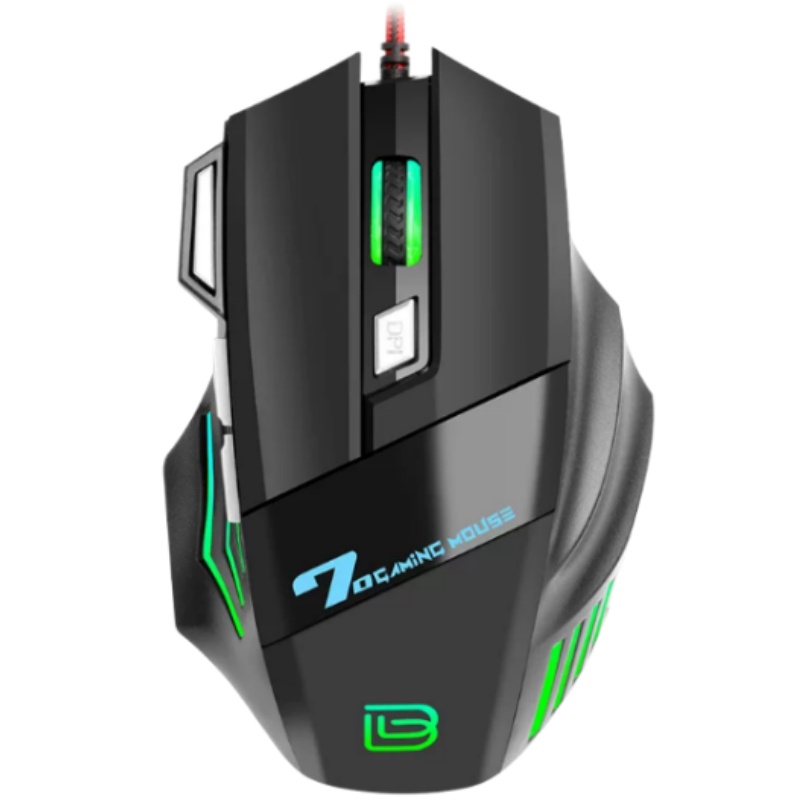 Esports Gaming Free Fire - BAJEAL G5 Gamingmuis met achtergrondverlichting 7D