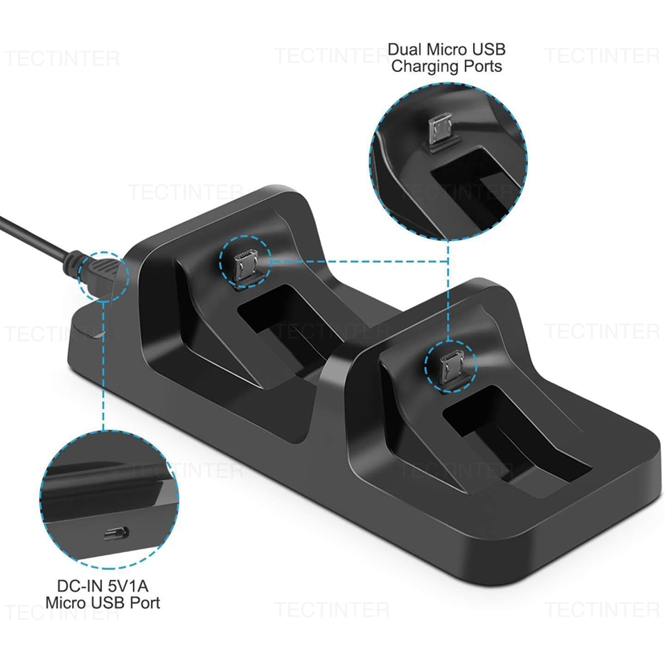 Dual Charger Dock Station voor - Controller Charging Stand recensie en prijs