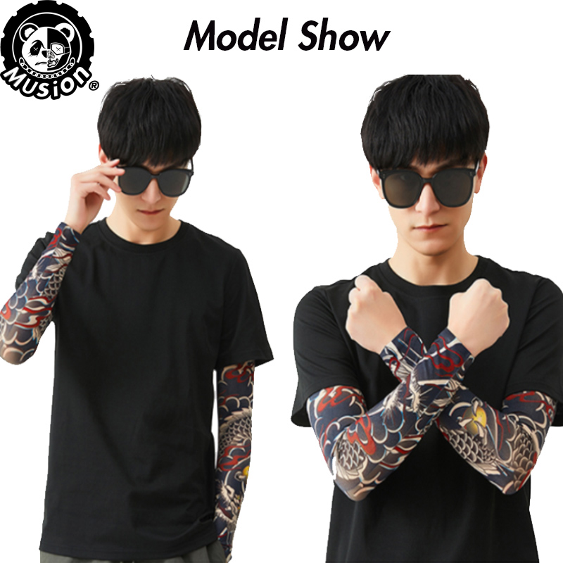 Musion Nieuwe Naadloze Tattoo  - Esports Gaming Arm Sleeve recensie en prijs