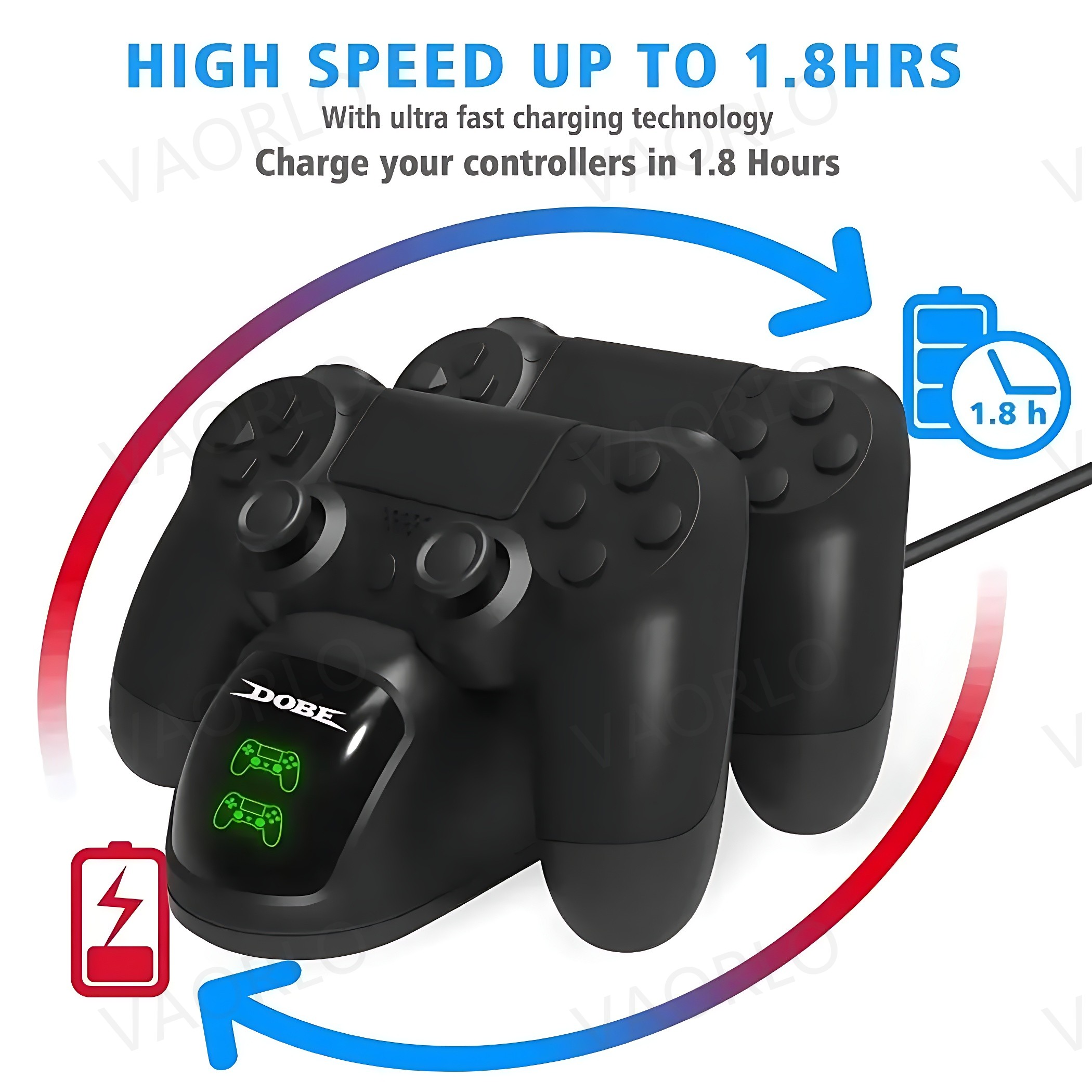 Nieuw PS4-laadstation Draadloz - Controller Charging Stand recensie en prijs