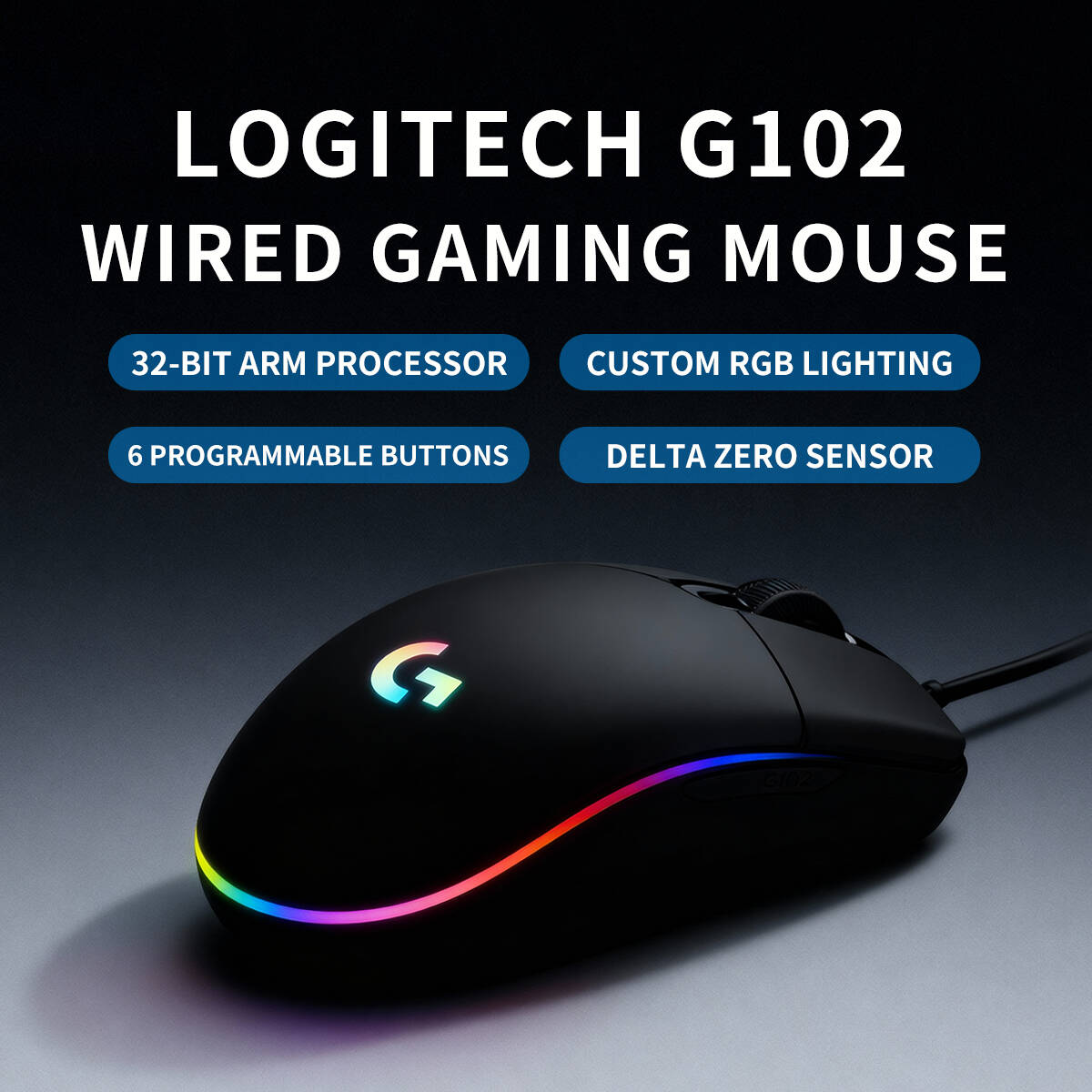 Logitech G102 Prodigy Gaming M - Esports Gaming Competition recensie en prijs