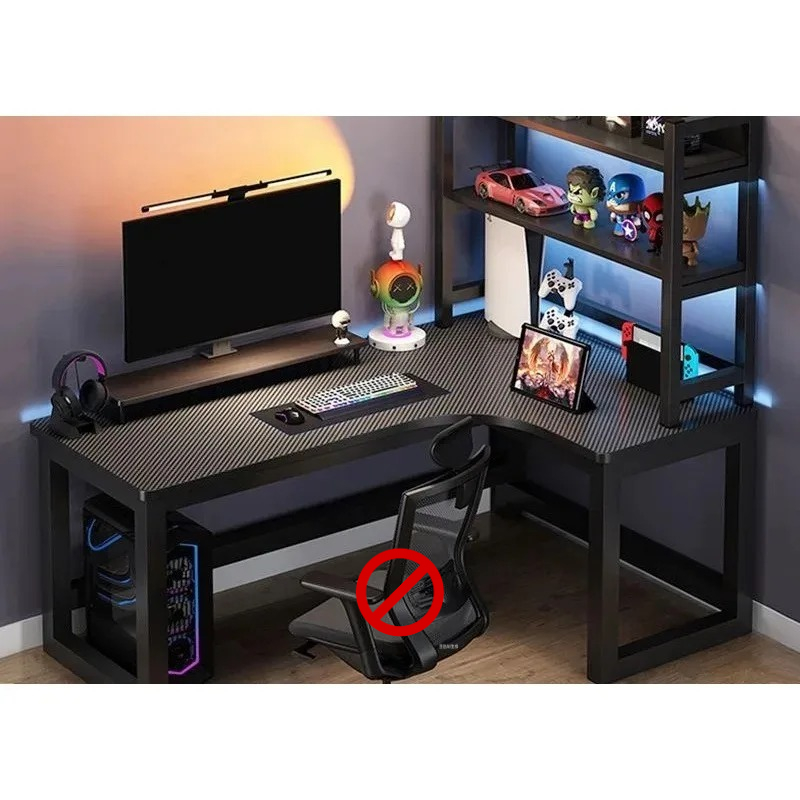 Meerdere E-sporttafels, L-vorm - Esports Gaming School recensie en prijs