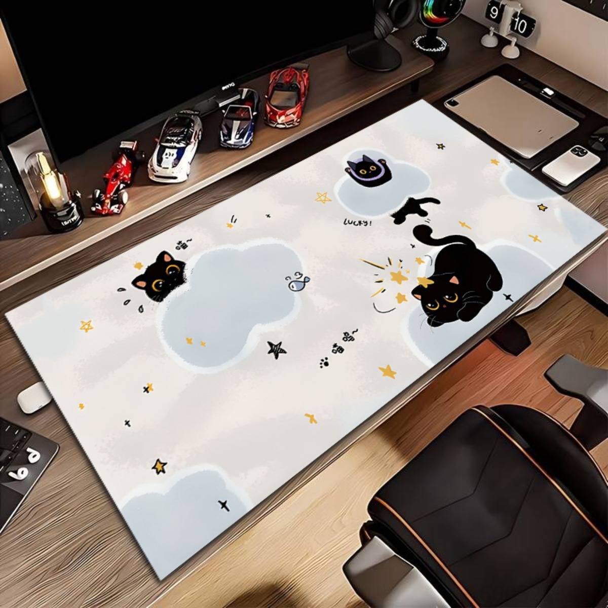 Rubberen gladde bureau-muismat - Esports Gaming School recensie en prijs