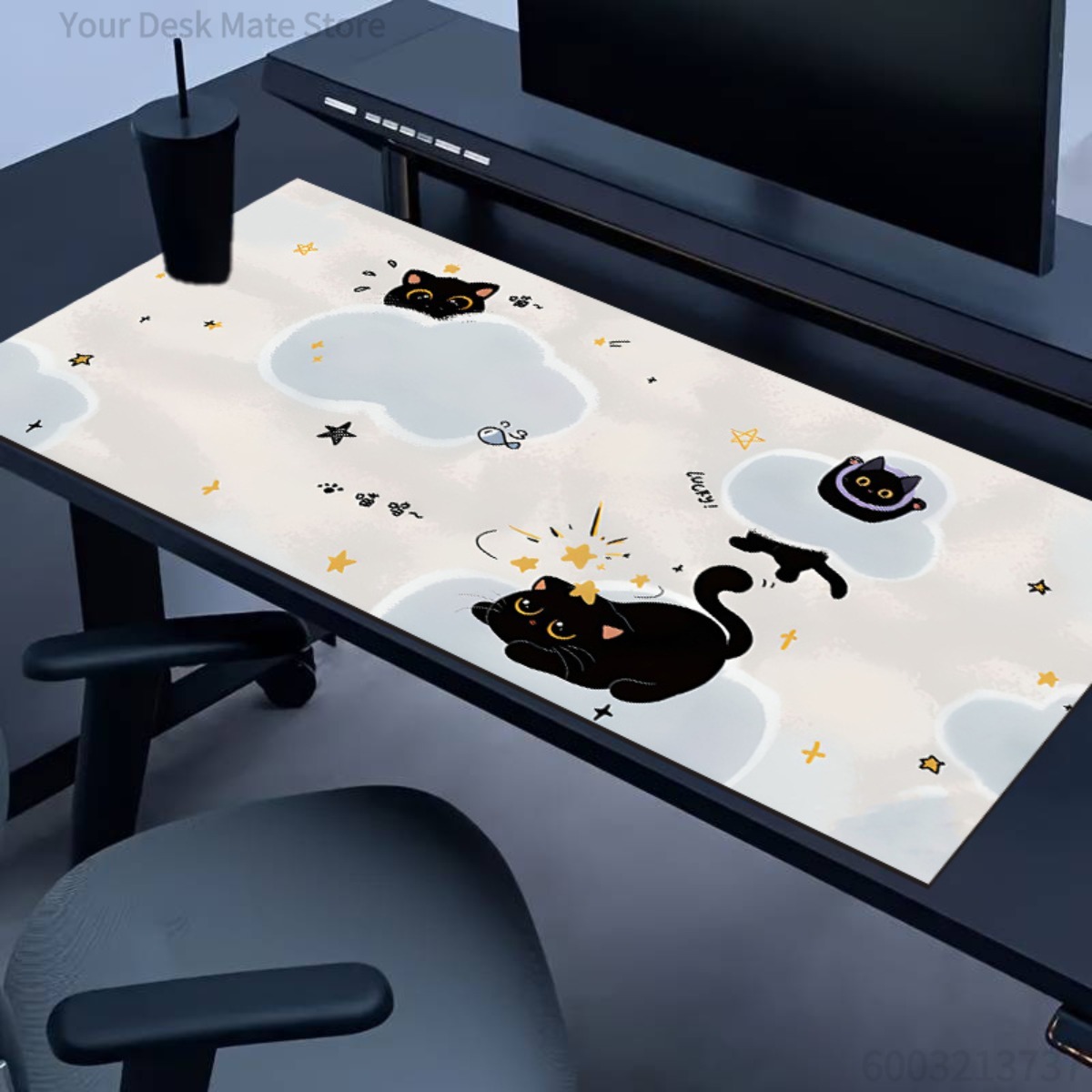 Rubberen gladde bureau-muismat - Esports Gaming School recensie en prijs