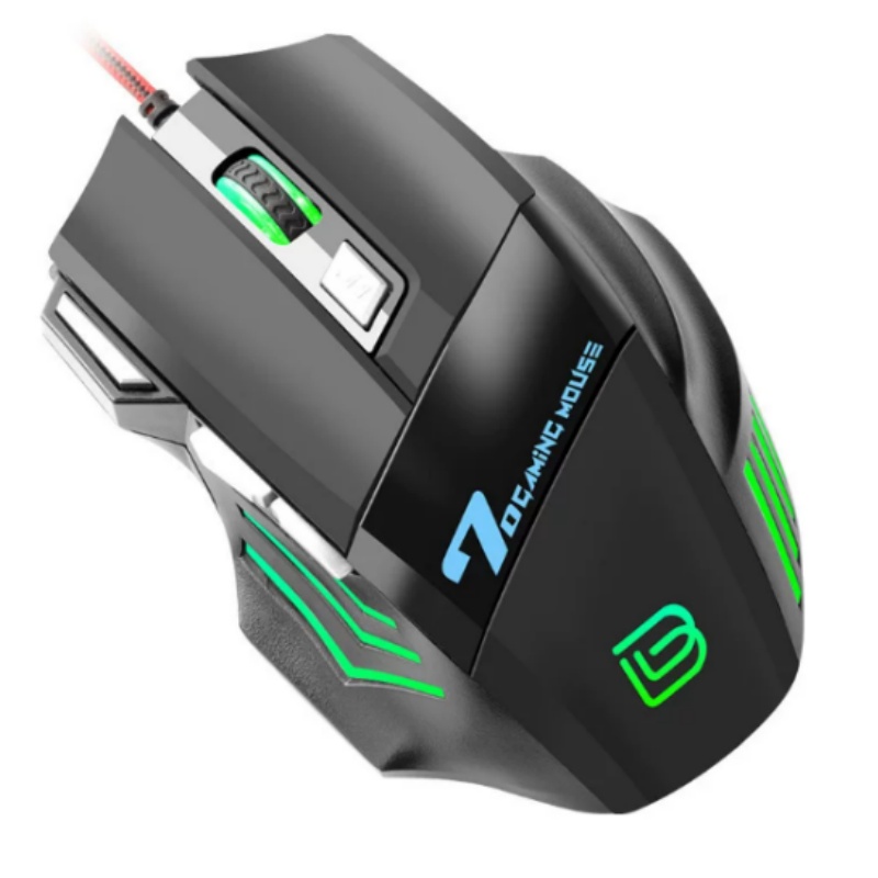 BAJEAL G5 Gamingmuis met achte - Esports Gaming Free Fire recensie en prijs