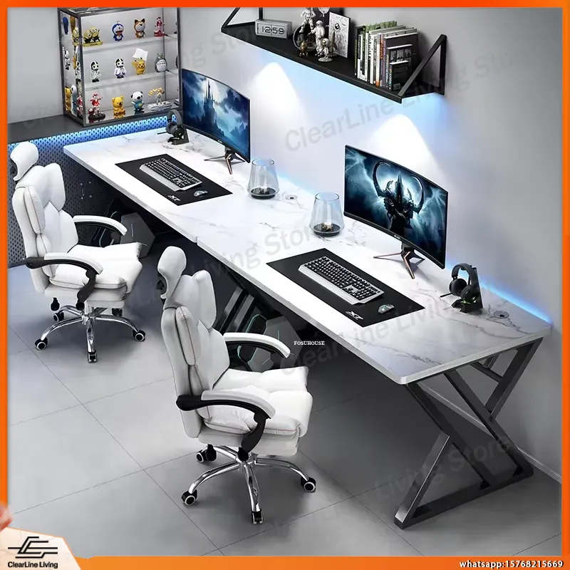 Dubbele computerbureau lange g - Esports Gaming School recensie en prijs
