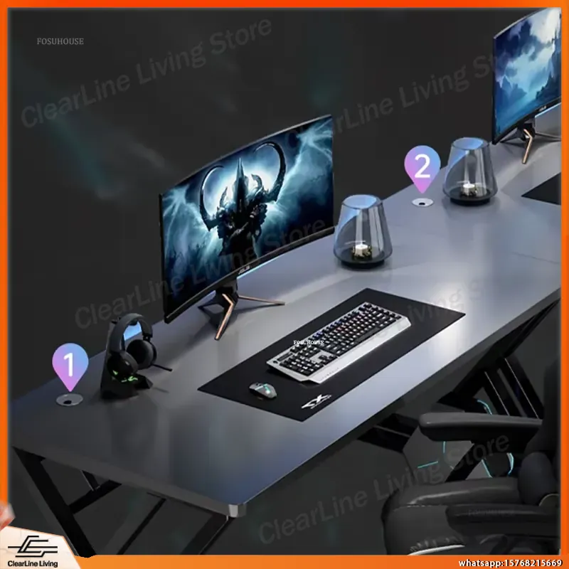 Dubbele computerbureau lange g - Esports Gaming School recensie en prijs