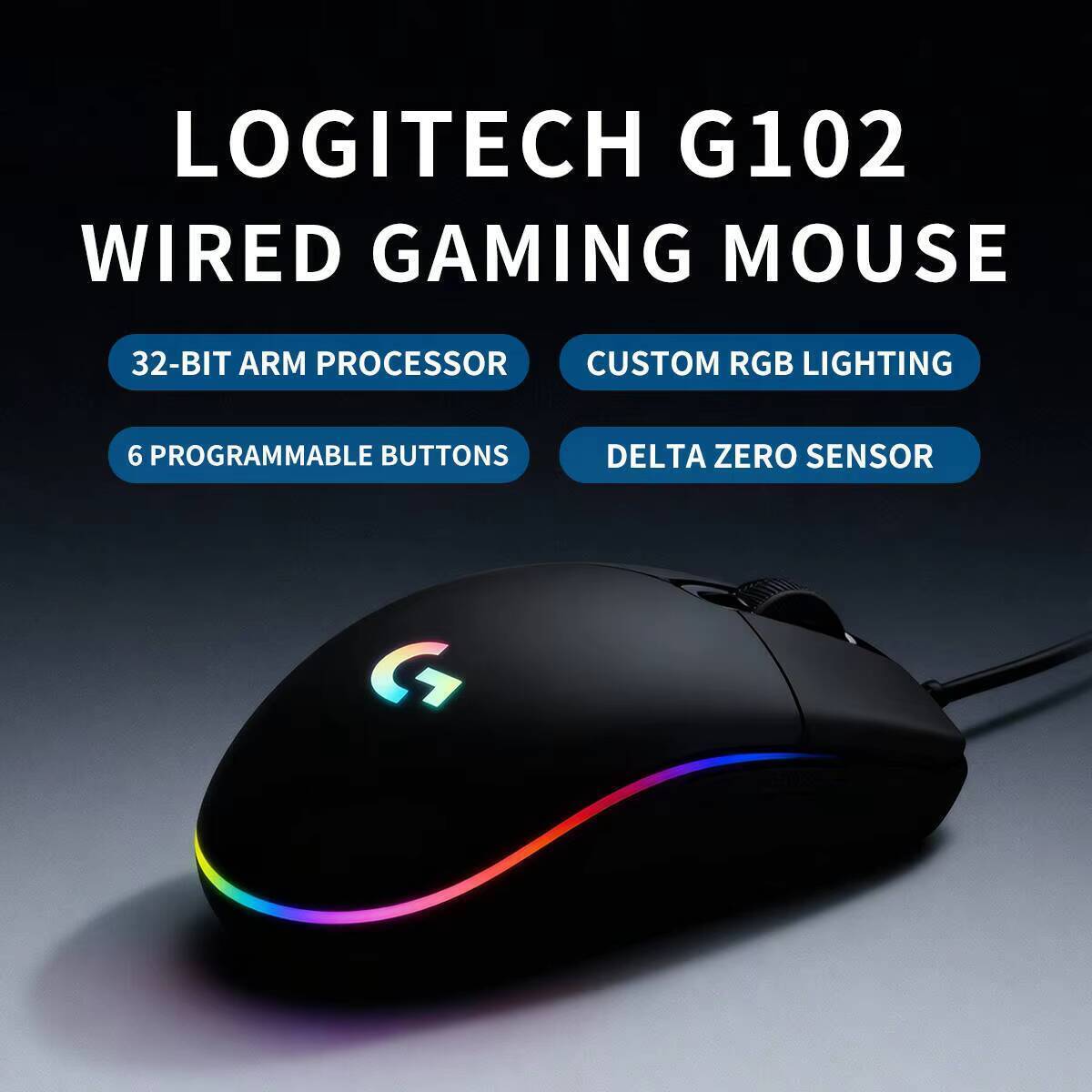 Logitech G102 Gaming Mouse, 8x - Esports Gaming Competition recensie en prijs