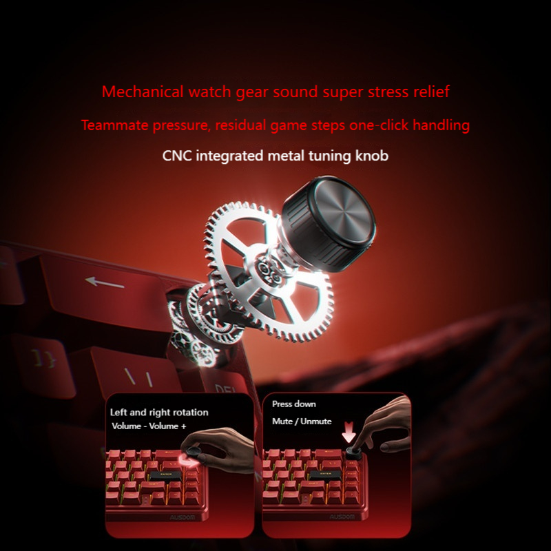 AUSDOM Zeus68 mechanisch toets - Esports Gaming Competition recensie en prijs